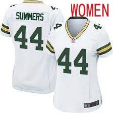 Women Green Bay Packers #44 Ty Summers Nike White Game NFL Jersey